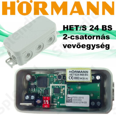 Hörmann HET/S 24 BS 2-csatornás vevőegység